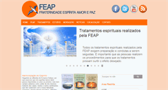 Desktop Screenshot of feapamorepaz.org.br