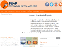 Tablet Screenshot of feapamorepaz.org.br